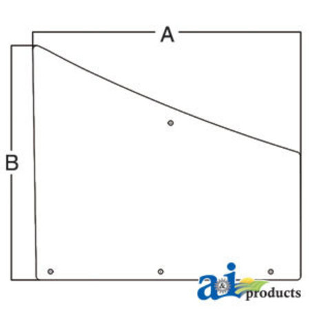 A & I PRODUCTS Glass, Door, Service (SGB) 39" x31.5" x6.5" A-L62594